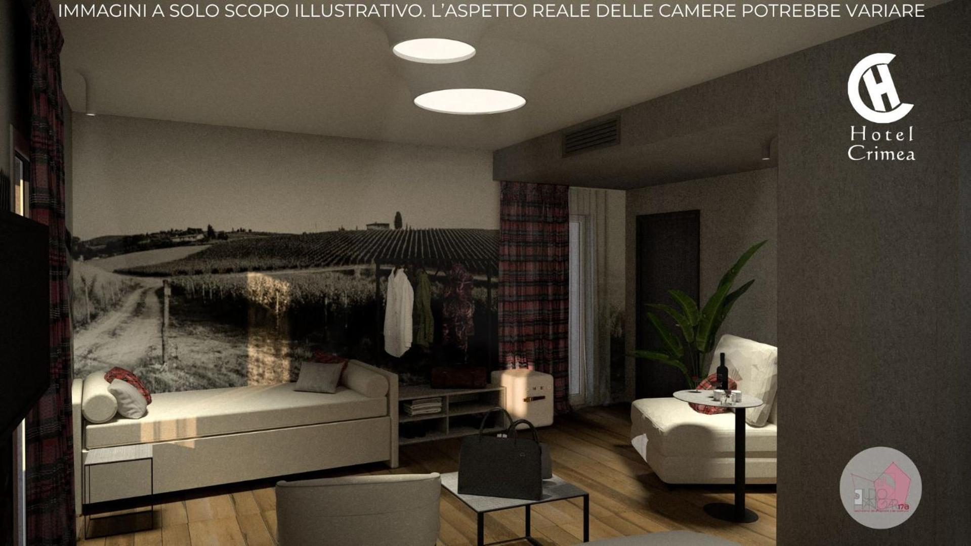 Crimea Wine Hotel Chiavenna Exterior foto